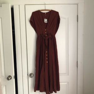 FREE PEOPLE Button Down Dress